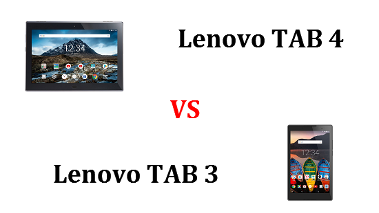 Lenovo TAB 4とLenovo TAB 3はどちらが良いのか違いを比較！